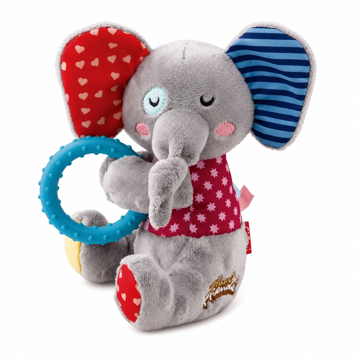 GiGwi Suppa Puppa Elephant / Squeaker & TPR Ring Inside