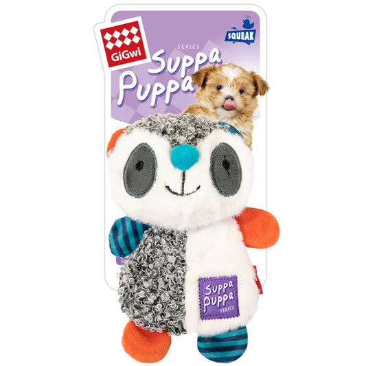 GiGwi Suppa Puppa Racoon Squeaker / Crincle Inside