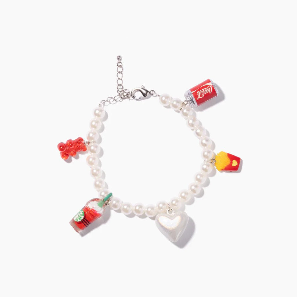 Pearl and Prince Junk Food Necklace