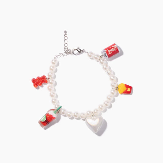 Pearl and Prince Junk Food Necklace