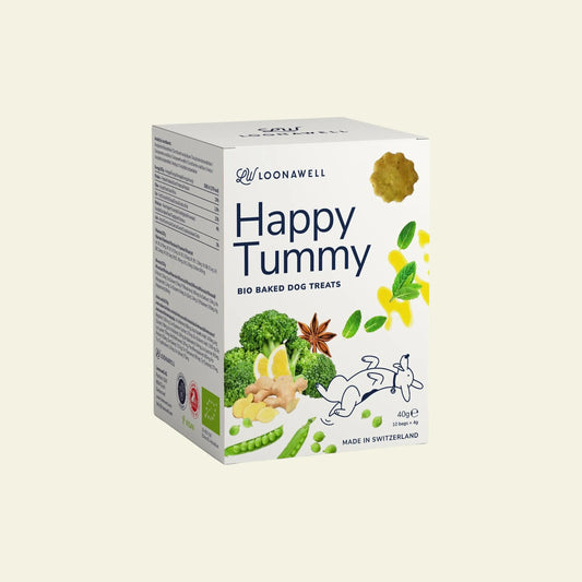 Loonawell Happy Tummy Organic Baked Dog Treats, 40 g