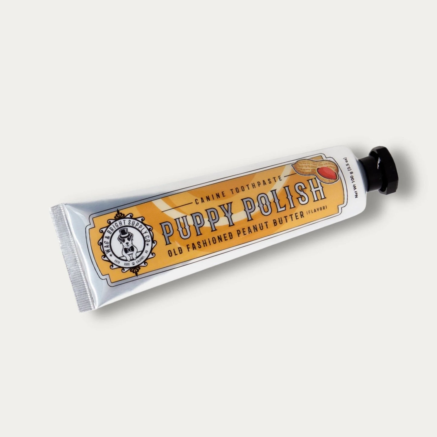 Wag & Bright Supply Puppy Polish Toothpaste, Peanut Butter, 100 g